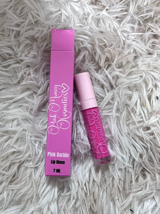 Pink Barbie lipgloss