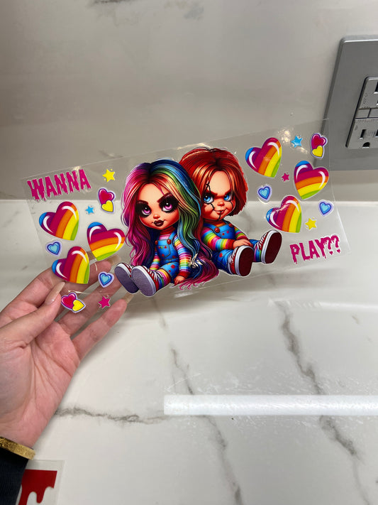 Rainbow Chucky Wrap