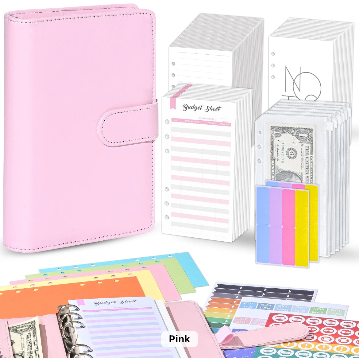 Budget Binder (Choose Color)