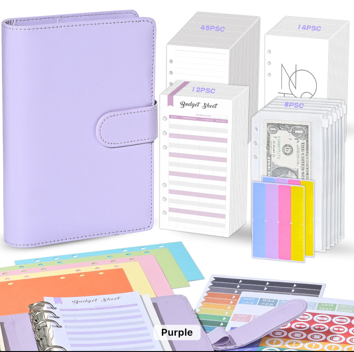 Budget Binder (Choose Color)