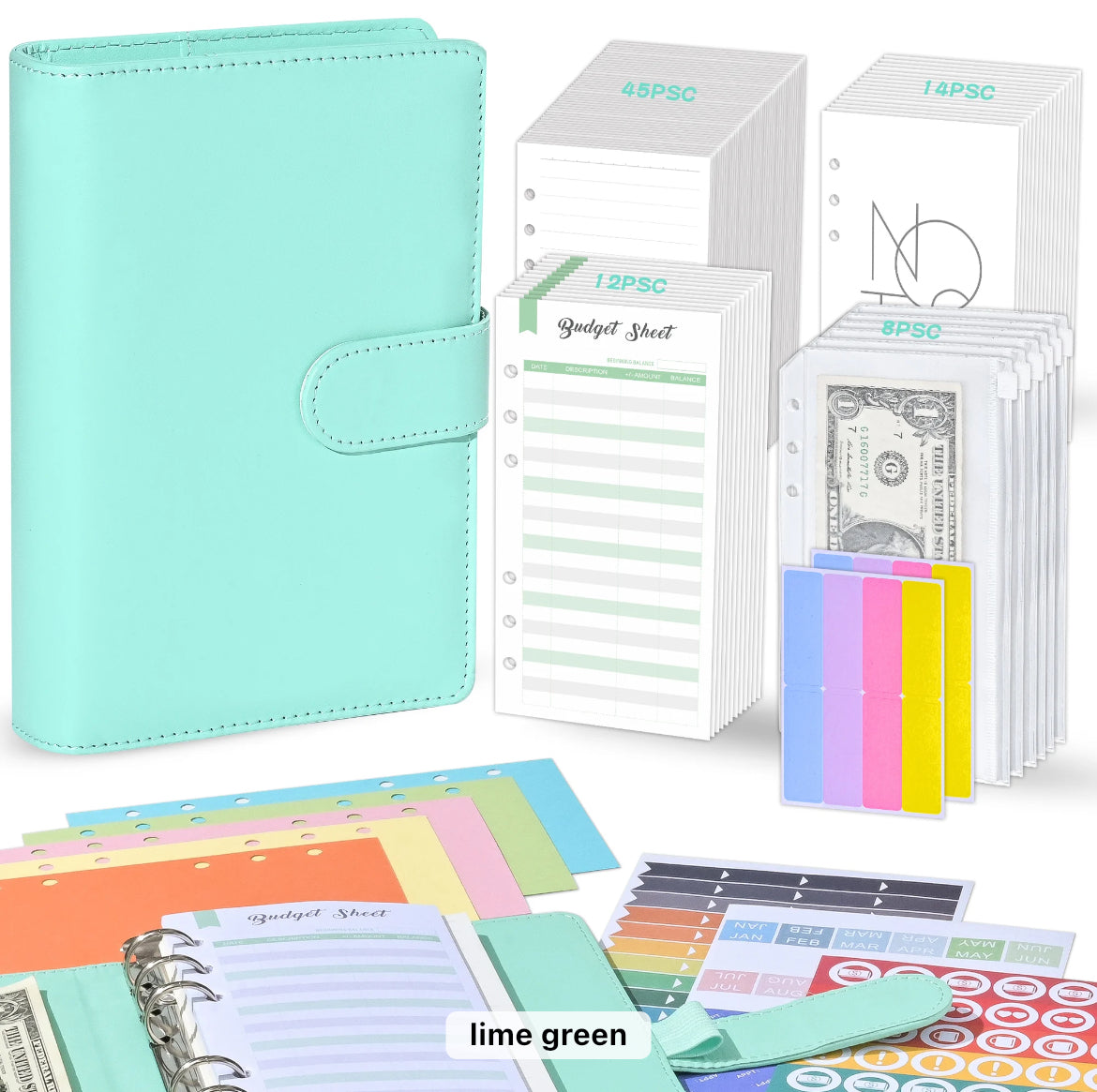 Budget Binder (Choose Color)