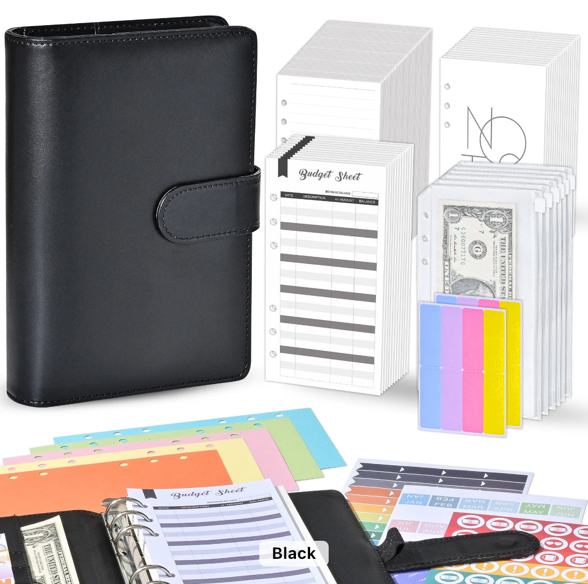 Budget Binder (Choose Color)